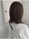 くびれヘア ボブレイヤー カーキベージュ オリーブアッシュ 横浜