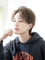 オーシャントーキョー 心斎橋(OCEAN TOKYO WEST)&nbsp;波巻きパーマツイストスパイラルパーマセンターパートウルフ