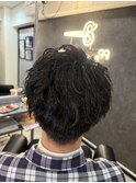 ショート/ツイストスパイラル/メンズ/メンズパーマ