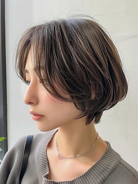 レヴ 草加店(LEV.) イメチェン　外ハネ　ボブ　美髪　ワイドバング　ブルーブラック