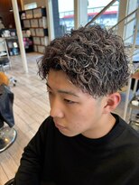 クラップス 横須賀中央店(CLAPS)&nbsp;波巻きスパイラルパーマツイストスパイラルパーマセンターパート