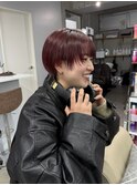 春カラー/ショート/ショート福岡/マッシュショート/春色