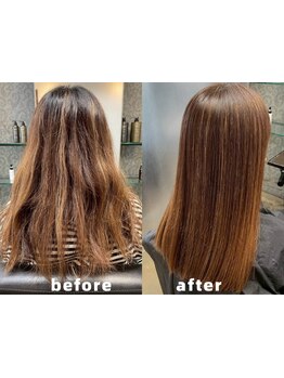 潤いを保ちながら、縮毛ができるのは【ENOREオリジナル弱酸性縮毛矯正】だから!あなた史上最高の美髪へ!!