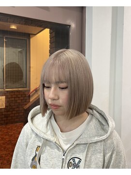 セレーネヘアー 難波店(Selene hair) ハイトーンボブ♪