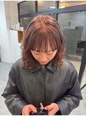 インナー オレンジ ダブルカラー