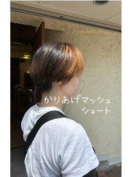ヘアーサロン ビンブンバン(hair salon bim bum bam) かりあげマッシュショート