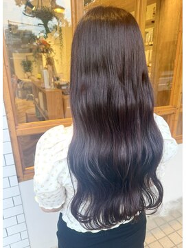 ノエル(noele) ちゅるちゅるロング×ラベンダーピンク