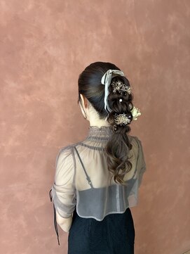 ヘアセット専門サロン by OKINAWA WATABE WEDDING 北谷店 編みおろし