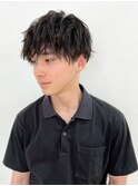 ニュアンス束感ショート×エアマッシュ[柏/柏駅/メンズ]