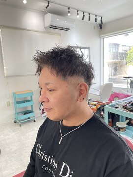 キューカンバー(CUCUMBER) メンズ【バーストフェード×ソフトツイスト】