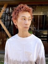 グリーンミドル(GREEN middle)&nbsp;メンズハイトーンカラー/メンズカット/メンズショート/短髪