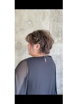 ショートヘア ハーフアンドハーフ(HALF AND HALF) お呼ばれセット