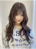 柔らかマロンショコラ♪重めレイヤーカット