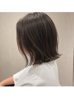 エル(el.)&nbsp;#おしゃれミディアムボブ　#オリーブカラー