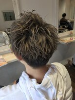 パティオンツー(PATIONN2)&nbsp;刈り上げネープレスツーブロックアッシュグレースタイル