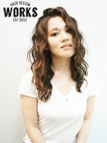 ワークス ヘアデザイン(WORKS HAIR DESIGN) ゆったりカールがかわいい外国人風スパイラルパーマ