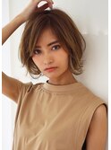 外ハネカジュアルボブ