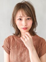 キリ 表参道(kyli)&nbsp;ボブルフ大人かわいいピンクベージュ薄めバングくびれモテ髪