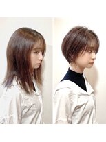 エトワ(ETOWA) 【ビフォーアフター】ミディアム→大人ショートへ