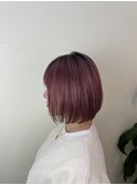 ボブピンク