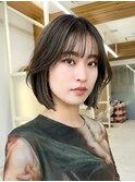 【修】20代30代40代◎透明感カラー×ボブ