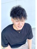 ツイストパーマ スキンフェード