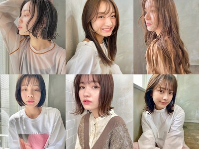 ナチュラルでキメすぎない自然なヘアスタイルが人気の秘密♪