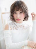 ホワイトアッシュハイライト外国人風大人ボブc5上尾10代20代30代