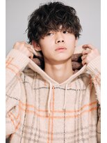 リップスヘアー 渋谷 annex(LIPPS hair)&nbsp;緩め波巻きパーマ重めラウンドマッシュ