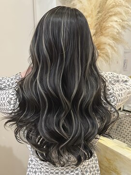 ディモアンド 表参道(Dimo&) ハイライトバレイヤージュグラデーションカラー白髪ぼかし