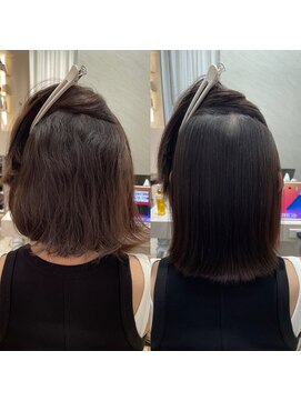 シンズ 銀座(sins) sinsストレートでコロンとまとまるボブスタイル[30代40代50代]