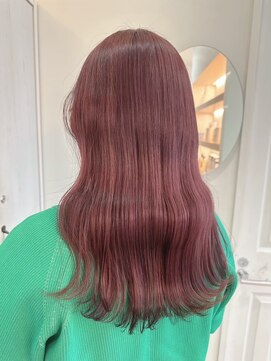 ジーナ  札幌大通(Zina) 美髪＊エアリーロング＊ピンクパープル＊髪質改善＊Zina札幌大通