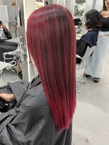 アールプラス 新宿(ar+)&nbsp;バレイヤージュカラーチェリーレッド