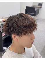 ブライト(BRIGHT)&nbsp;マッシュ波巻きスパイラルパーマ静岡メンズ