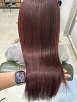 ヘアーアンドビューティーザ エフ(Hair Beauty the F)&nbsp;＊艶髪_髪質改善カラー_チェリーレッド_m154
