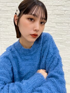 ソア 並木坂(Soa) ボブヘアアレンジ/ミニボブ/切りっぱなしボブ/Minori