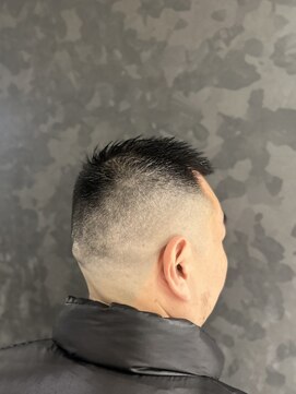 ヒロギンザ 大阪本店(HIRO GINZA) フェードソフトモヒカン