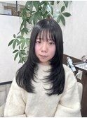 レイヤーカット/外国人風レイヤー/レイヤー/堺東