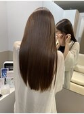 【美髪縮毛矯正で再現性100%な艶髪】スーパーロングヘアが可愛い