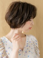 カバーヘア ブリス 北浦和(COVER HAIR bliss)&nbsp;くすみベージュひし形ショートマッシュパーマ315X北浦和30代40代