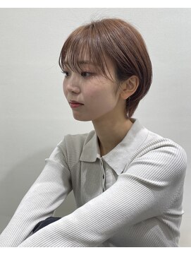 エアー 青山(AIR) 丸みショートシースルーバングくびれショートボブミニボブ