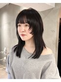 イメチェン/ホワイトブロンド/外ハネボブ/ワイドバング/栄名古屋