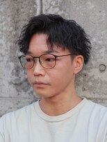 ハニー(HONEY)&nbsp;縦落ちツイスパ/ツイストスパイラルパーマ/岡崎メンズパーマ