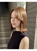 大人ボブ×タッセルボブ×オリーブカラー×横浜×20代30代