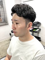 マーズ(MARS)&nbsp;ビジネスパーマ/ツーブロック/刈り上げセンターパート/フェード