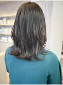 福山市美容室Caary先取り20代30代40代冬カラー透明感グレージュ