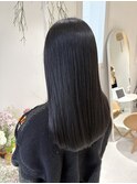 《花屋併設の美容院》艶カラー×髪質改善