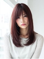 ダル 渋谷/表参道(DAL.)&nbsp;ボルドーカラー/艶カラー/レイヤーカット/顔周りレイヤー