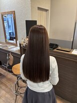 ハロ 蕨(HALO)&nbsp;艶髪ストレート×ブラウン【阿部佑香】