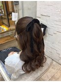 【Bormee】大人可愛いハーフアップ